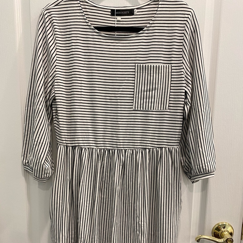 Merokeety 3/4 length midi dress